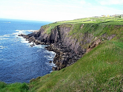Cliff of dunbeg fort
